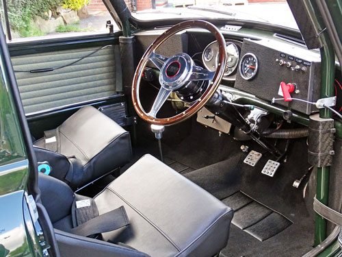 Dash of classic Mini Cooper S restored at Mini SPort