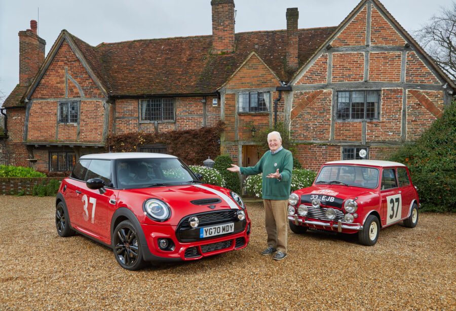 Paddy Hopkirk MBE takes delivery of new Limited Edition MINI, named in his honour.