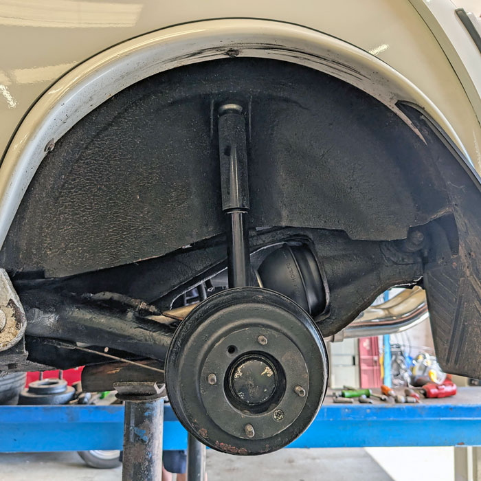 rear suspension on classic mini
