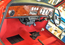 Mini dashboard and carpet fitted