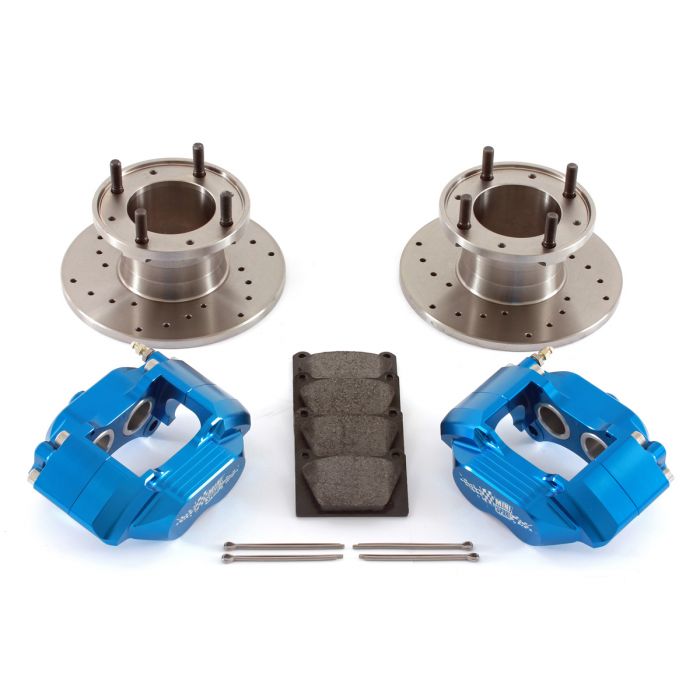 7.5'' Brake Kit with 4 Pot Alloy Calipers, to fit 10" Mini Wheels
