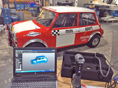 MAD Engineering - 3D Scanning a classic Mini to create a scale replica