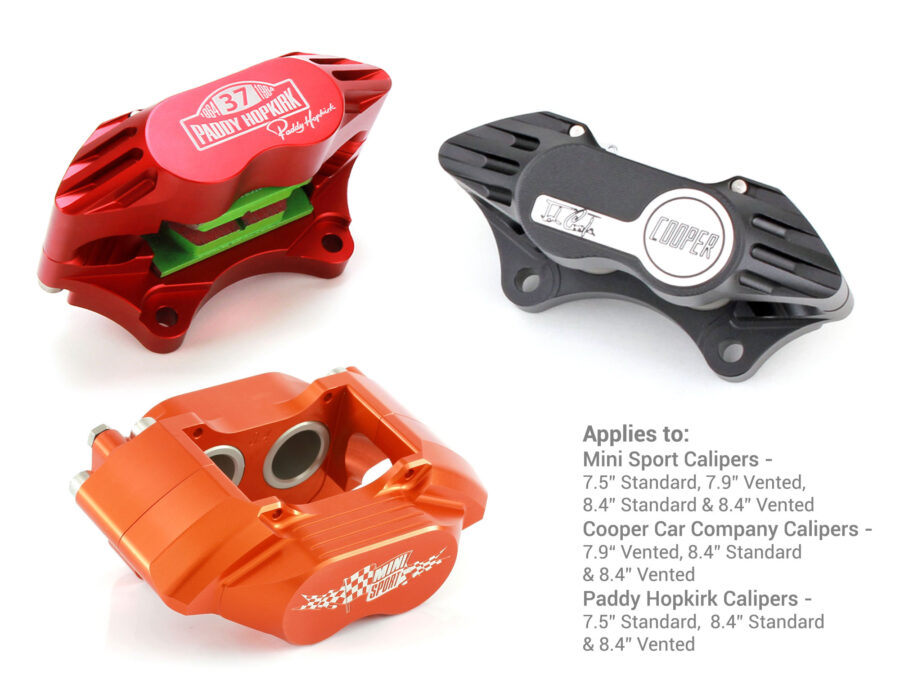 Mini Sport, Cooper Car Company & Paddy Hopkirk 4 Pot Brake Caliper Kits Fitting Help & Advice