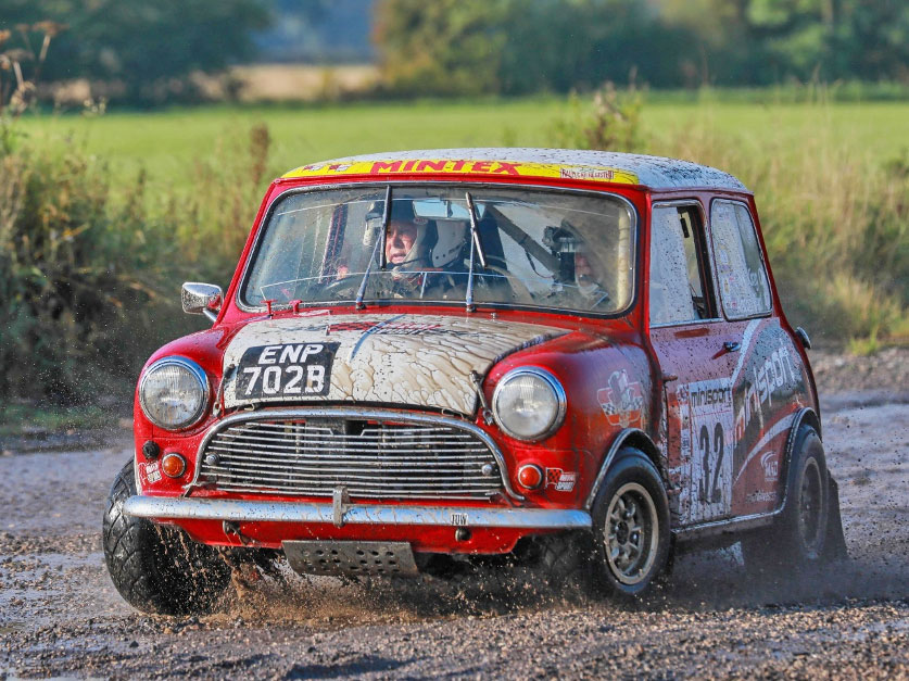 Clive King competing at the Vale of York stages.
