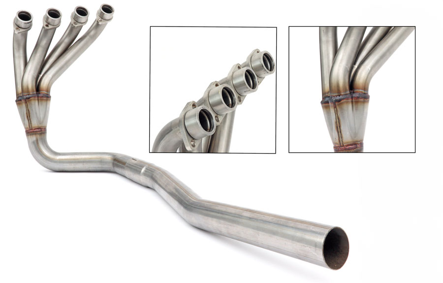 Mini Sport's custom exhaust manifold for the R1 engine conversion kit, designed for optimal performance