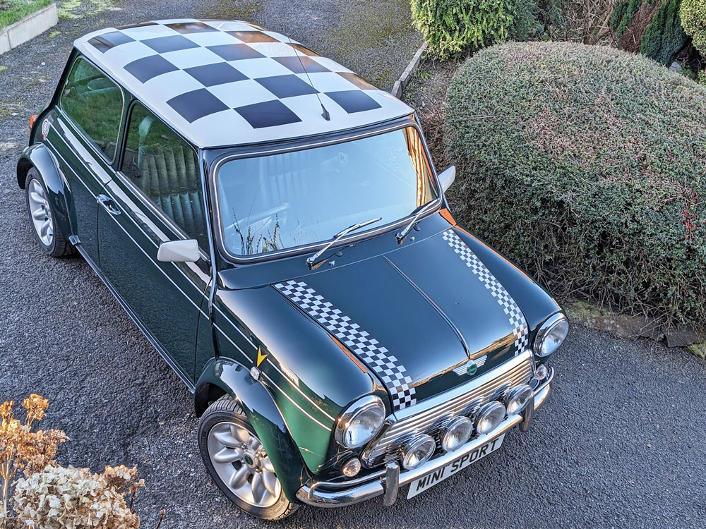 Brooklands Green Mini Cooper LE restoration complete