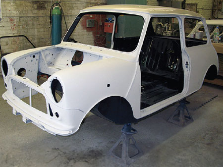 Mini shell interior and underside painted.