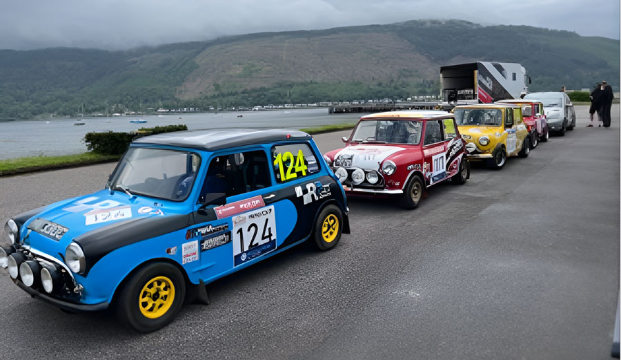 Argyll Rally 2024 Mini line up