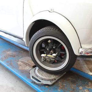 camber castor on classic mini